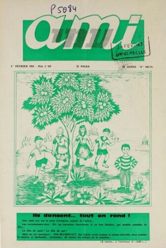 Ami : Mensuel pour la Jeunesse. Vol.14 N°186-188 (01 févr. 1963)